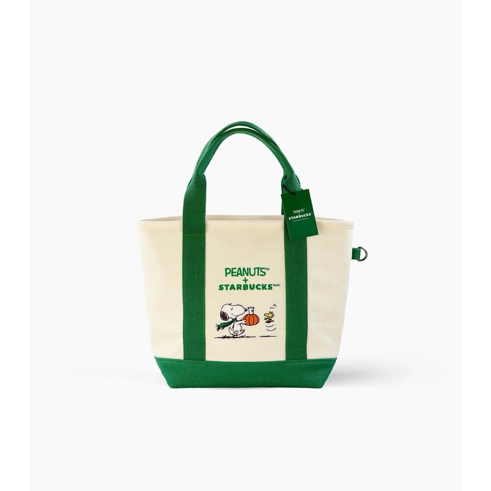 Starbucks x Peanuts Snoopy Tote Bag Fall 2026 Limited Edition Brand New- In Hand